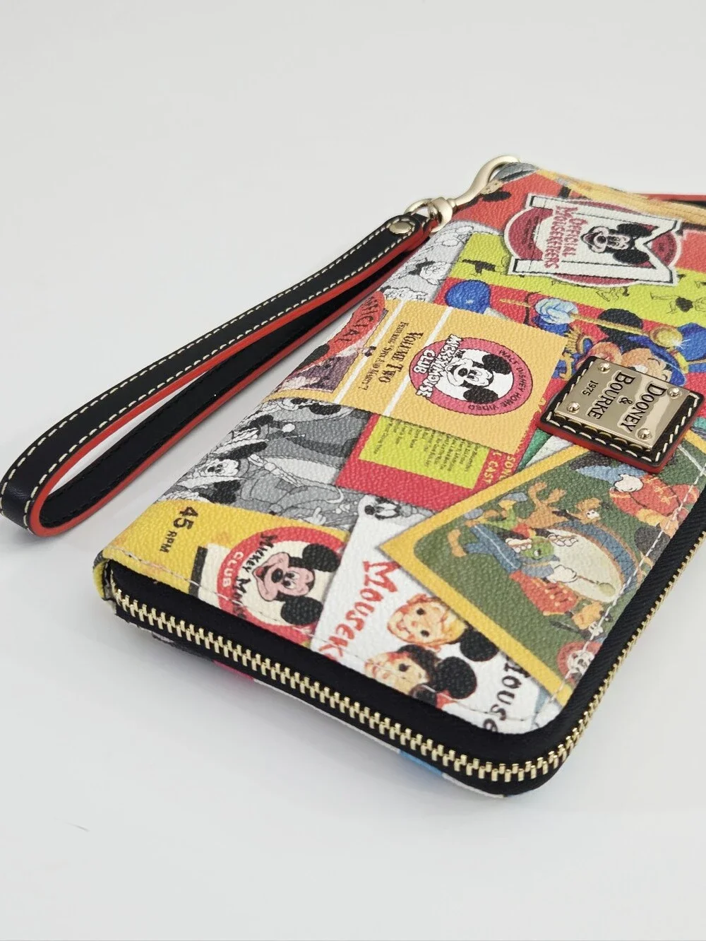 NEW DOONEY & BOURKE DISNEY THE MICKEY MOUSE CLUB 70TH ANNIVERSARY WALLET